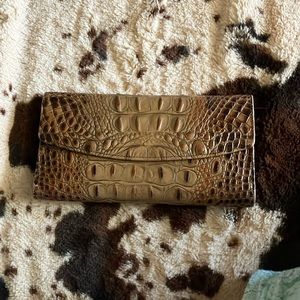 Brahmin brown clutch